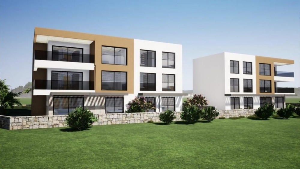Modern new building with clear architecture in Vodice