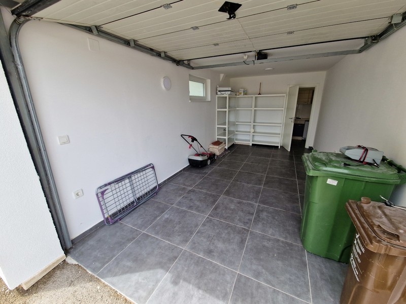 Garage with additional storage space