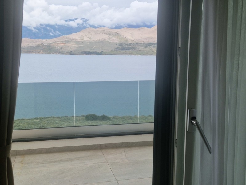 View of the sea from the living area.