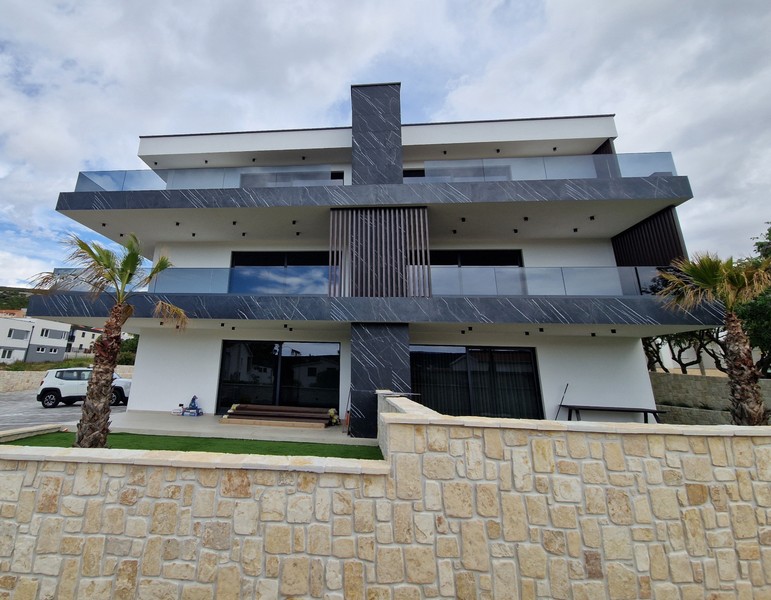 New building in Stara Novalja, Croatia.
