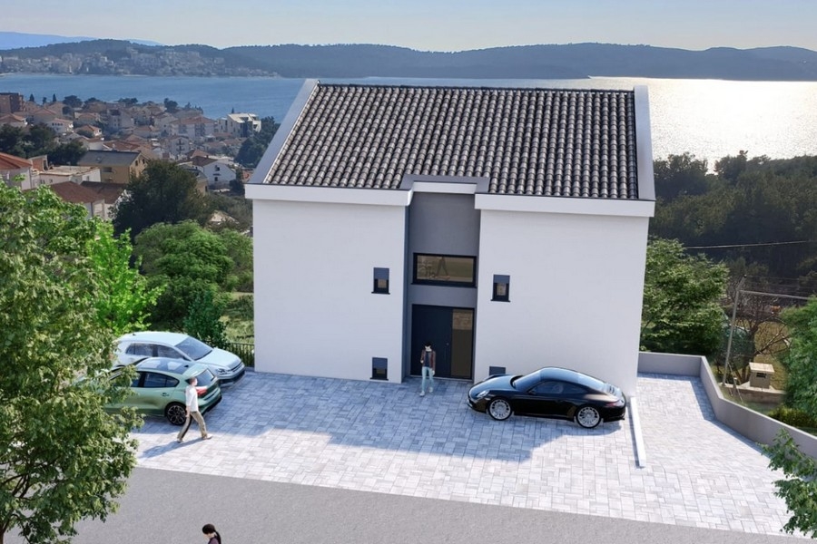 Penthouse with sea views of Trogir Bay