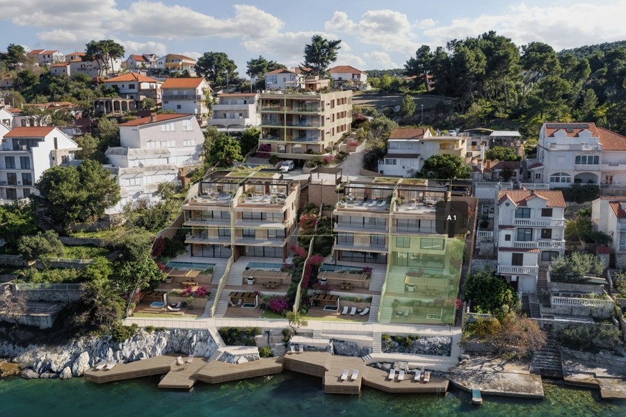 Luxury seafront apartments on Ciovo