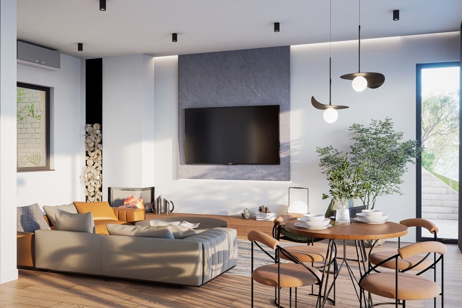Modern living room