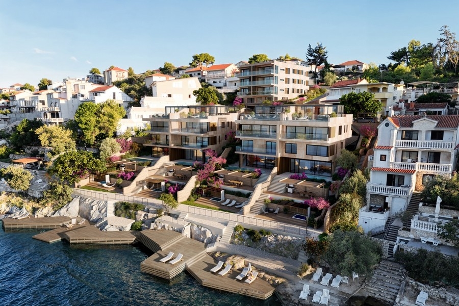 New building by the sea - property A3971, Ciovo.