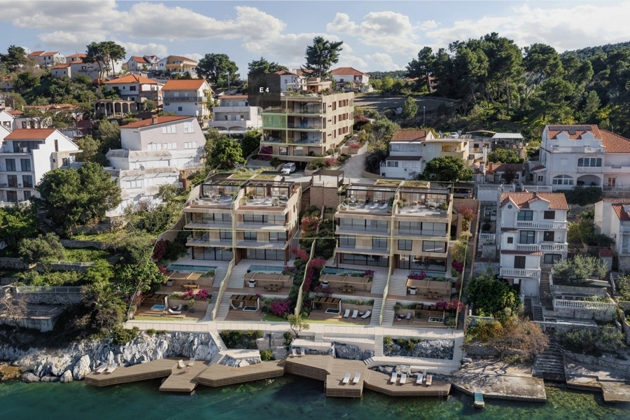 Newly built apartments with sea views on the island of Ciovo