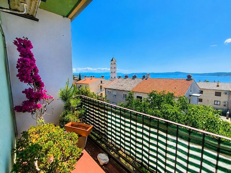 Balcony with sea view in Croatia