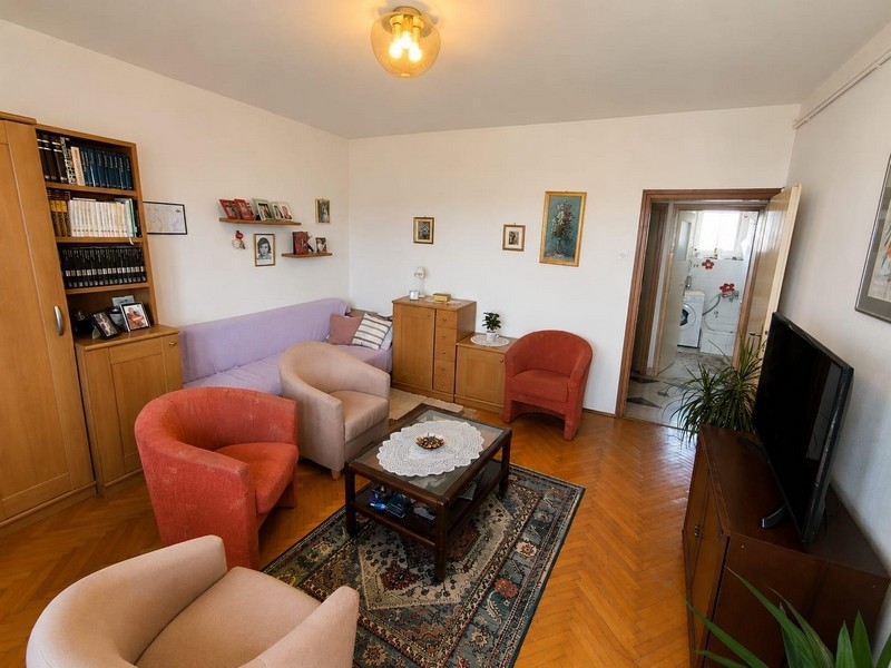 Bright living room in an apartment in Croatia