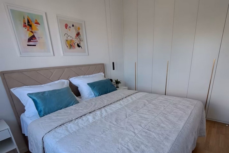 Bedroom with fitted wardrobes