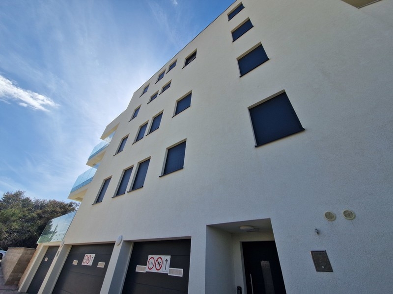Modern residential building with elevator in Croatia