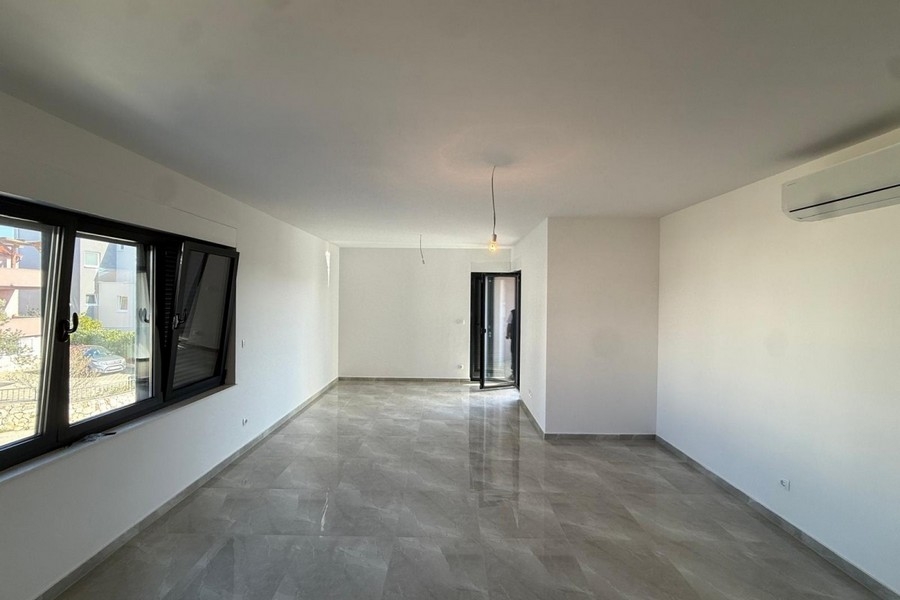 Bright living area in new apartment