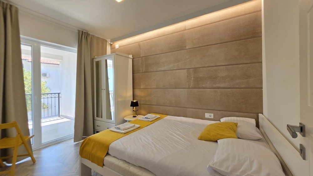 Bedroom with balcony
