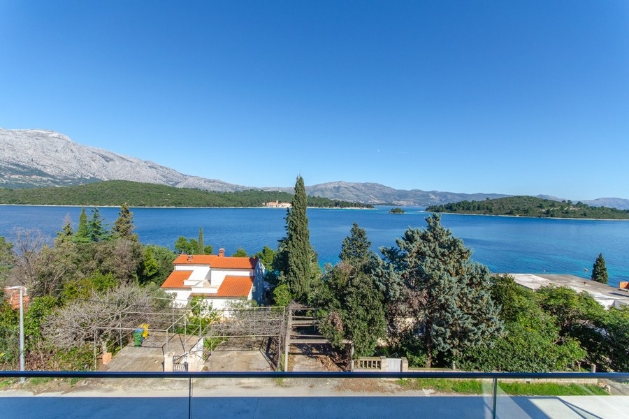 View of the sea and islands in Croatia