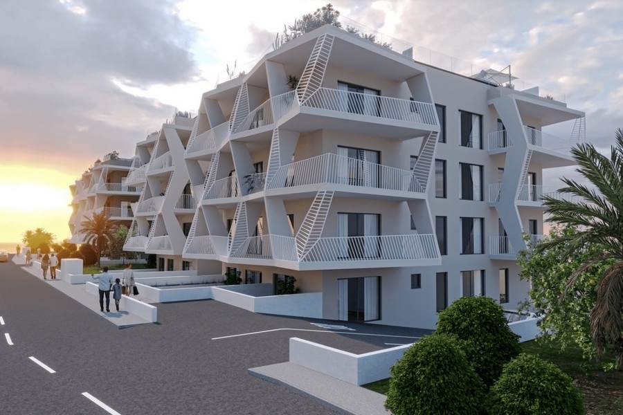 Newly built penthouse in a new building in Split in Croatia