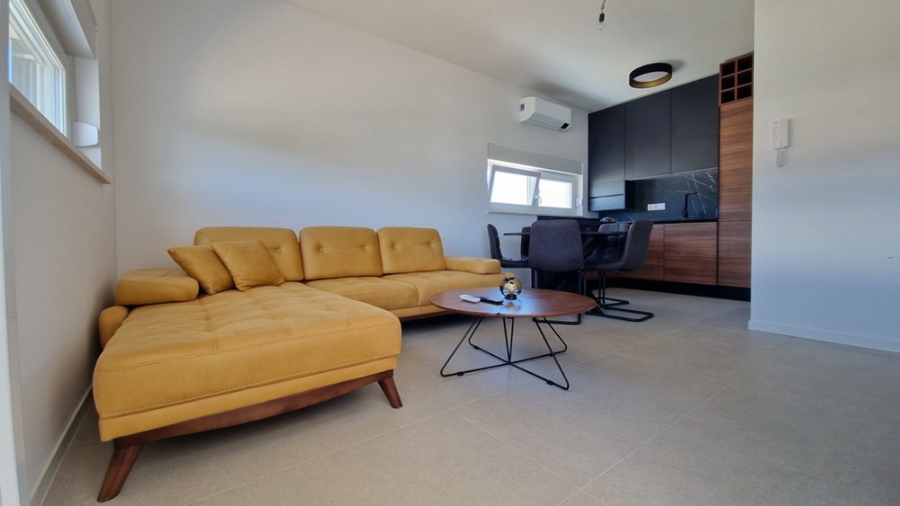 Living area with open kitchen in Croatia