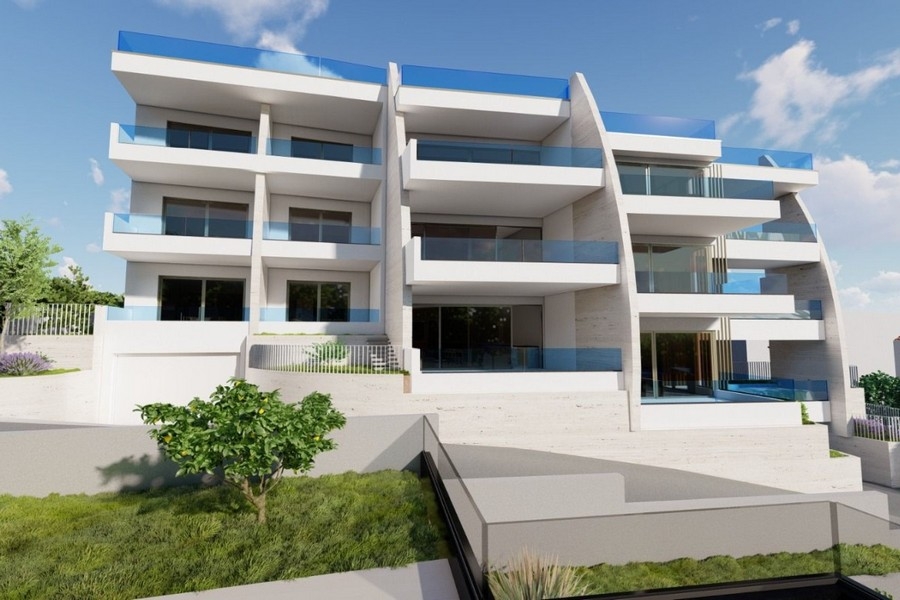 Newly built residential building with apartments in Primosten Croatia