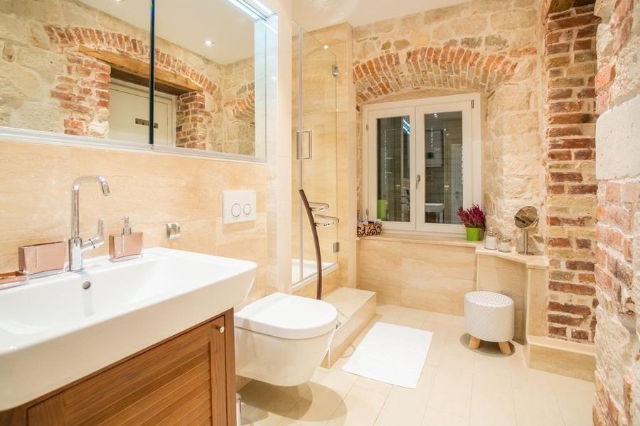 Bathroom with sink and window