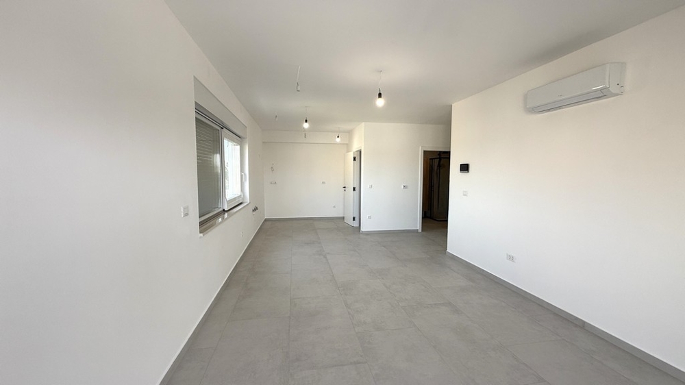 Open living area with air conditioning