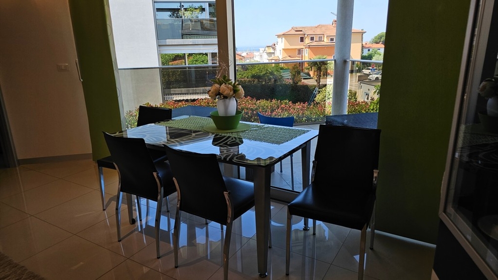 Living area of ​​the apartment in Novigrad