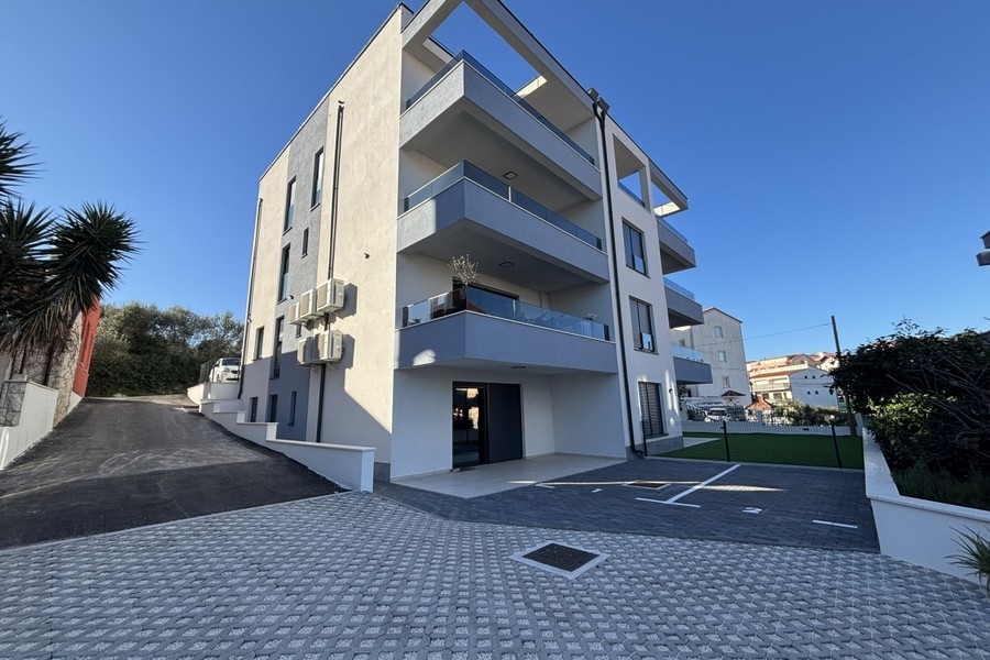 Exterior view of the residential building