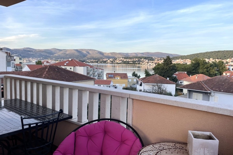 View from the balcony of the sea in Croatia