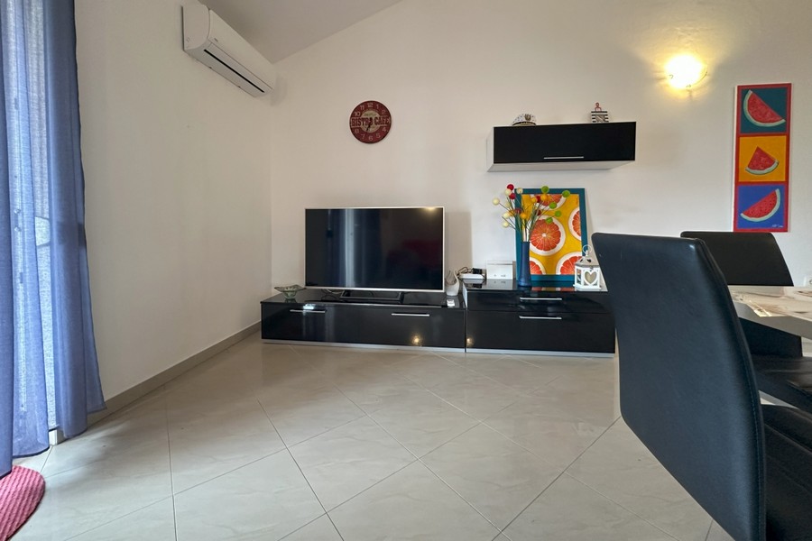 Living area with TV and seating area