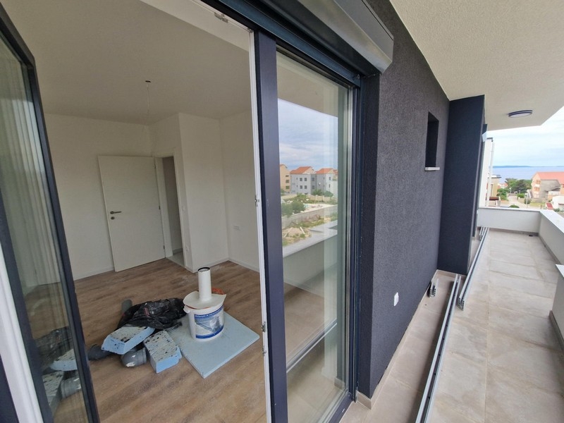 Terrace area of ​​the apartment in Croatia
