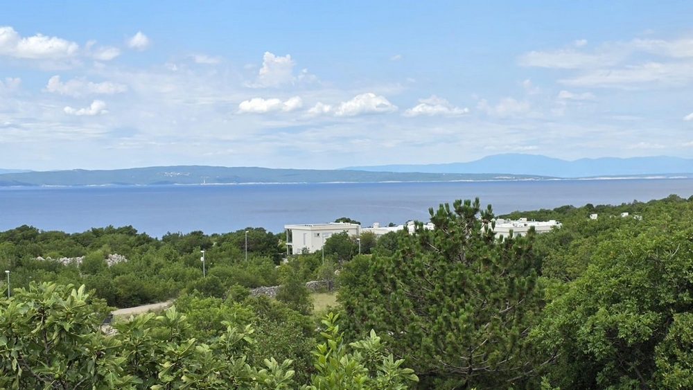 Sea view of Kvarner Bay in Croatia