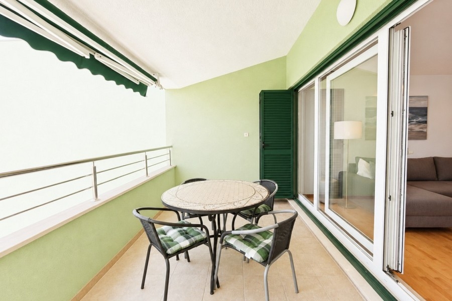 Loggia with seating in the living area