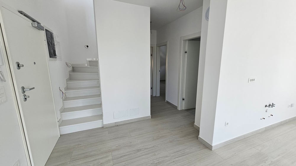 Internal staircase in the penthouse