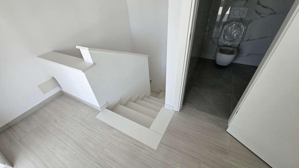 Toilet area in the penthouse