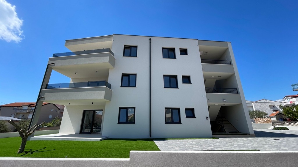 Exterior view of the new building in Vodice