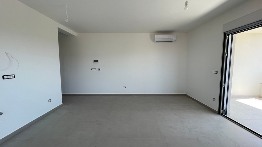 Living room with air conditioning