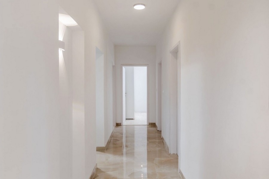 Bright hallway of the apartment