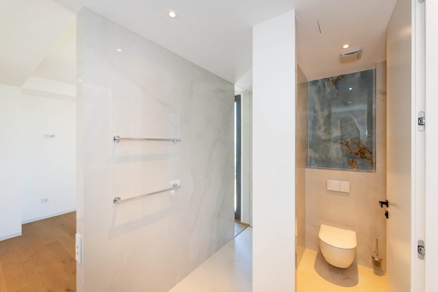 Bathroom with shower and toilet