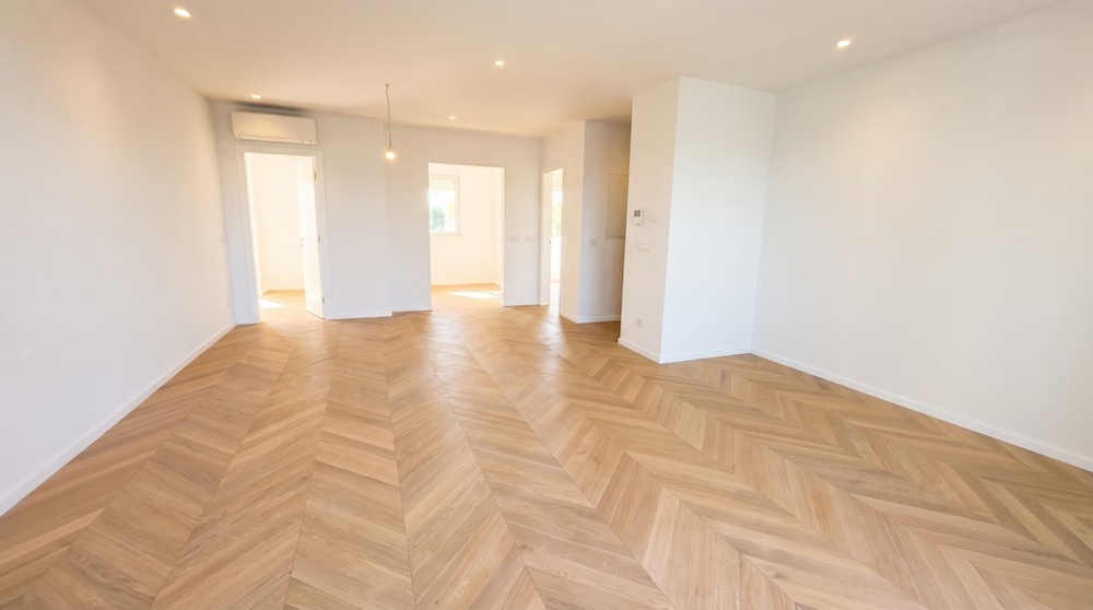 Open living area of ​​the ground floor apartment in Novi Vinodolski