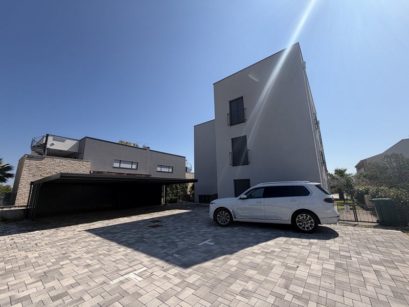 Parking space at the residential building in Croatia