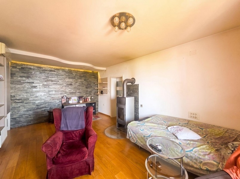 Room with fireplace in Croatia