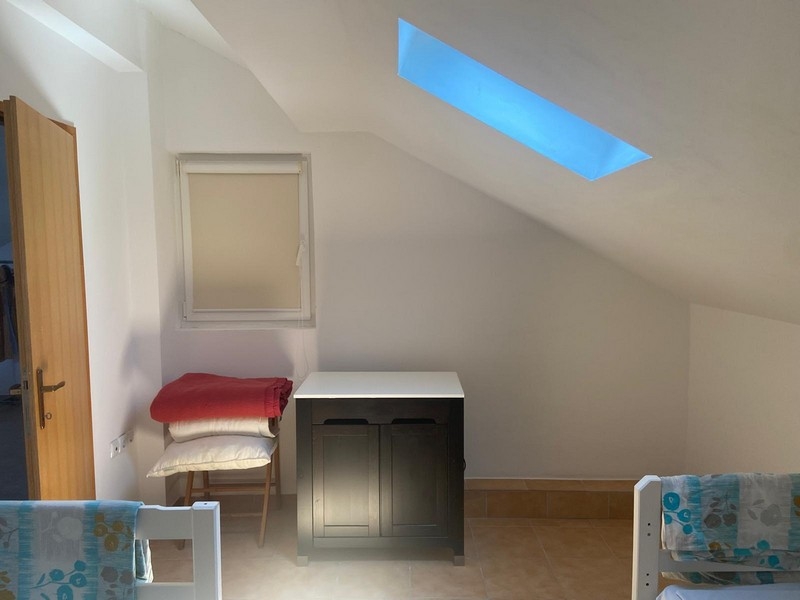 Room with skylight