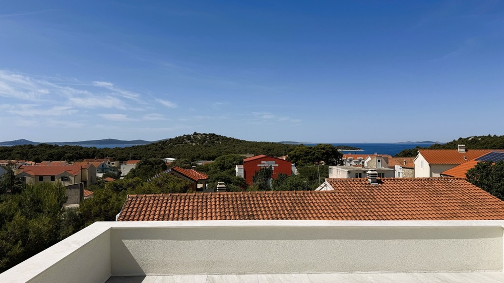 View from the roof terrace to the sea