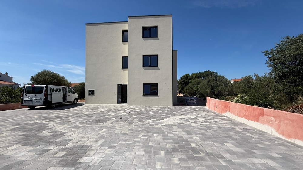 Residential building in Croatia with parking spaces