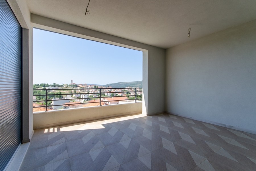 Loggia with a view over Seget Vranjica and Trogir