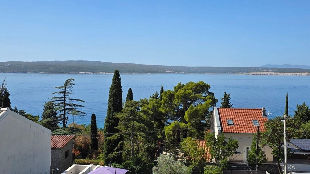 Sea view over the Kvarner Bay in Croatia