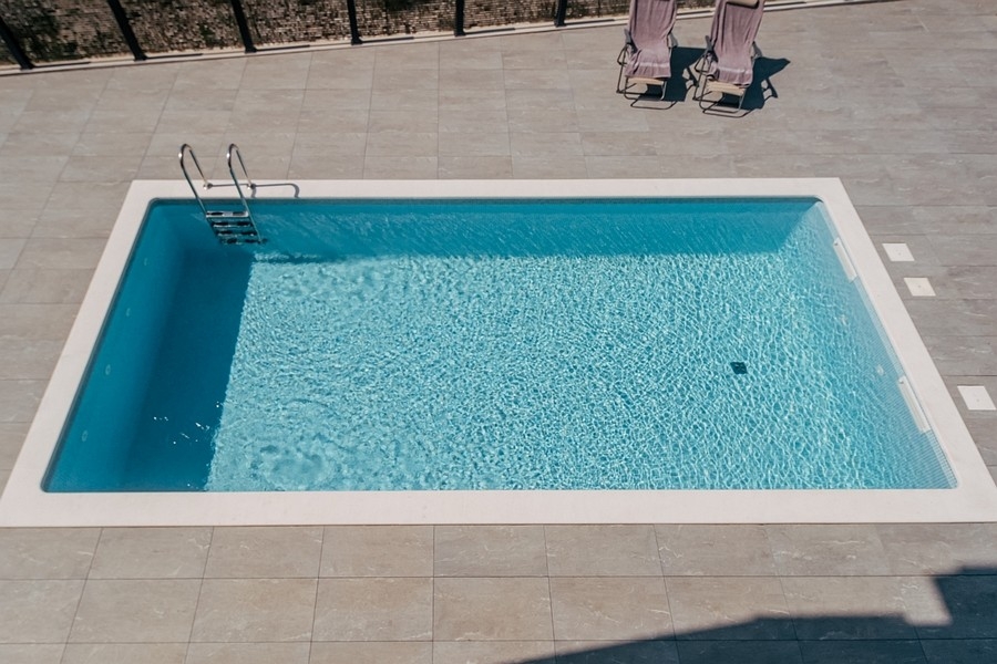 Community pool of the residential complex