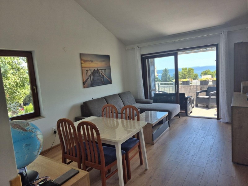 Living area overlooking the sea