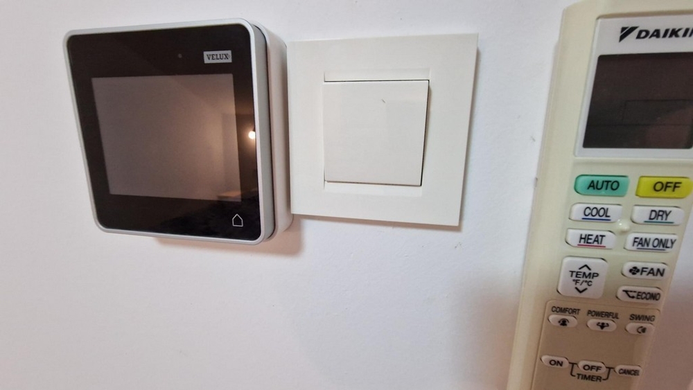 Air conditioning control in the apartment in Njivice on Krk