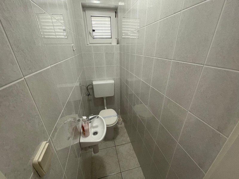 Separate toilet with window