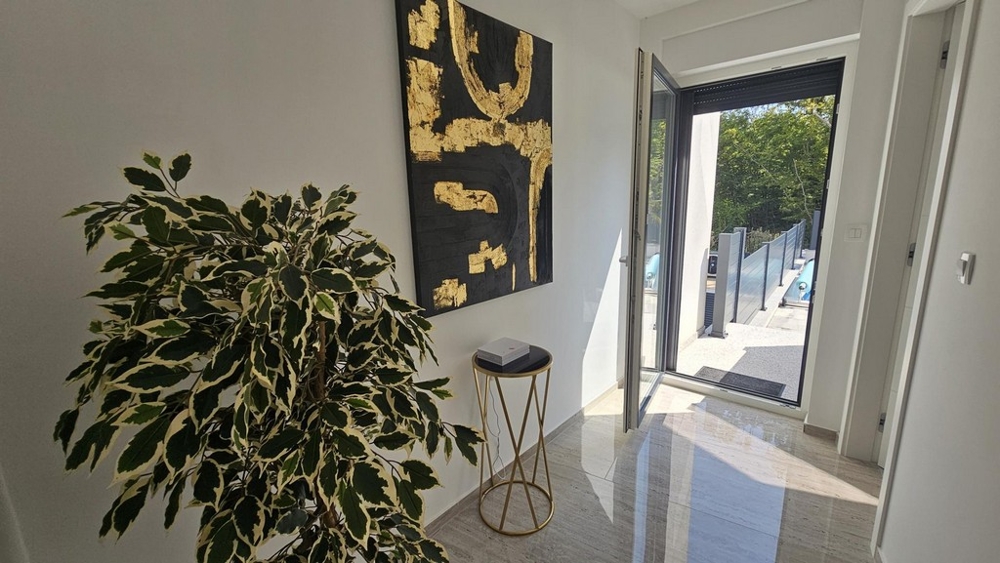 Entrance area of ​​the apartment with access to the terrace