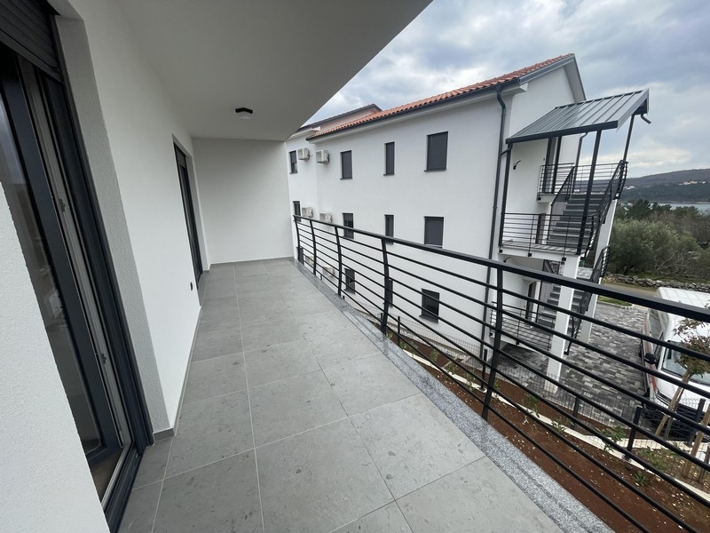 Terrace along the house facade