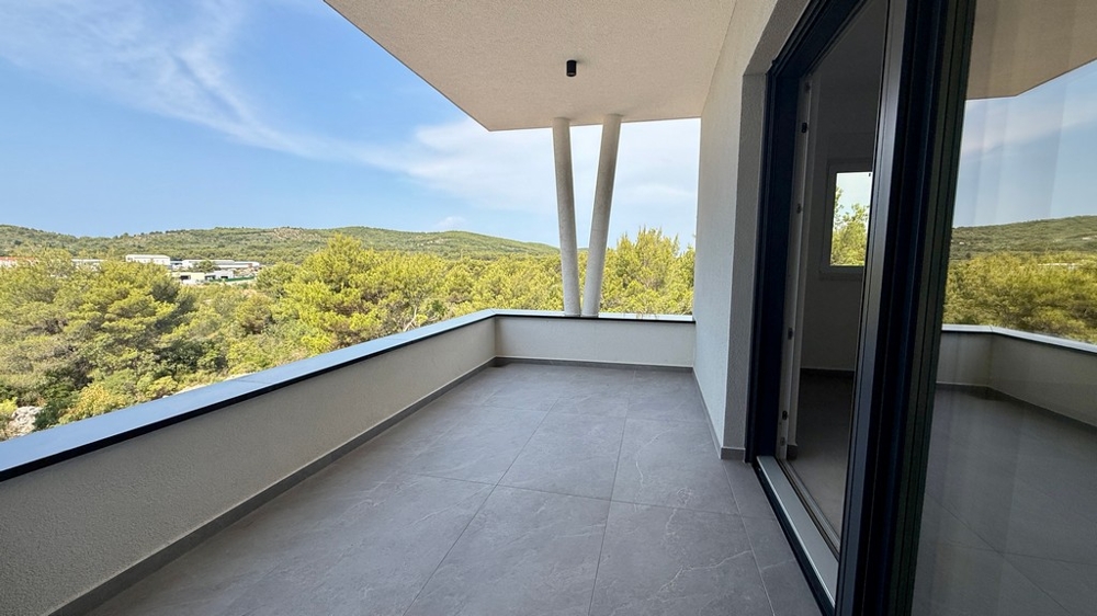 Covered terrace on the first floor of apartment A4107 in Vodice