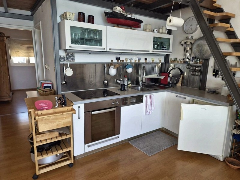 Fitted kitchen of the apartment in Tisno
